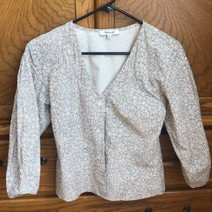 Madewell Peplum Daisy Top